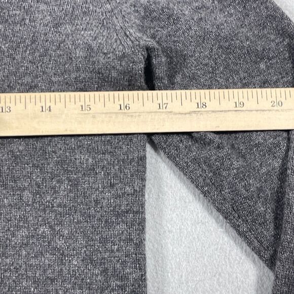 Halogen 100% Cashmere Sweater Women’s Small‎ V-Neck Heathered Gray - Picture 5 of 11